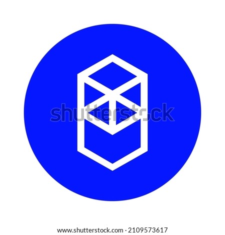 Fantom FTM Coin Icon Cryptocurrency logo vector illustration. Best used for T-shirts, mugs, posters, banners, social media and trading websites.