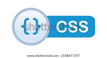 CSS icon, Cascading Style Sheets with label and keywords. For studios, colleges, agencies, coders, developers, and designers, and also for tutorials, education, coding, and learning.	
