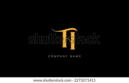 HT, TH, Abstract Letters Logo Monogram