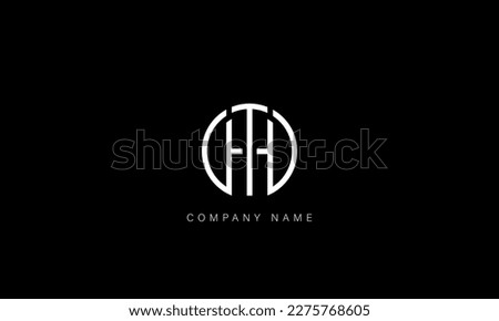 HT, TH, Abstract Letters Logo Monogram