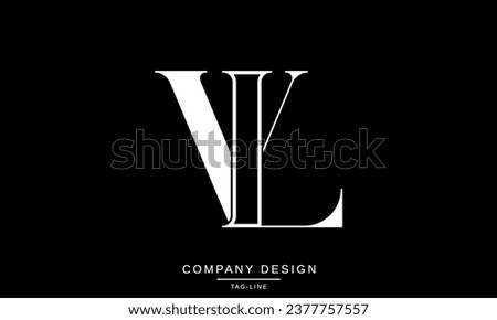 VL, LV, Abstract Letters Logo Monogram