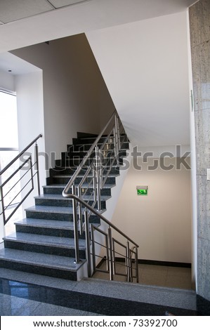 Stairwell And Emergency Exit Stock Photo 73392700 : Shutterstock