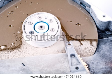 frozen hard drive