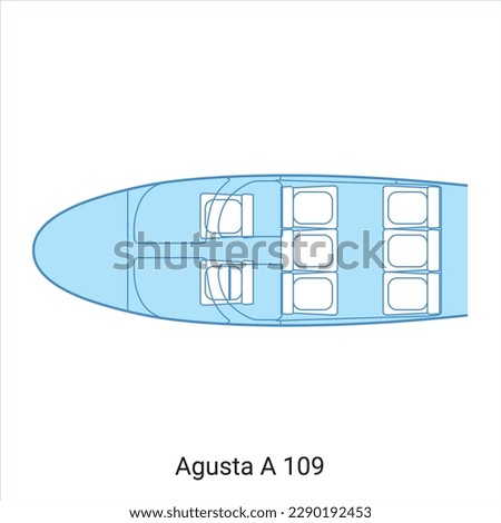 Agusta A 109 airplane scheme. Civil Aircraft Guide