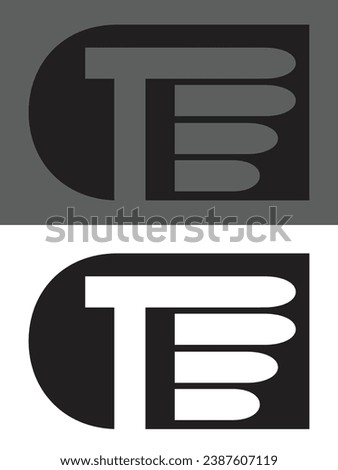 Triple three logo design, creative minimal universal elegant emblem. Premium business logo type. Unique concept ideal for corporate identity.