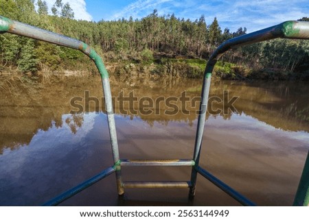 Similar – Image, Stock Photo Branch Manager Ladder