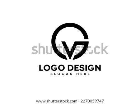 GV letter logo design on luxury background. VG monogram initials letter logo concept. GV letter icon design. GV elegant and Professional black letter icon on white background.