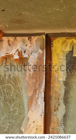 Similar – Image, Stock Photo Gap with steel girder in the brick facade of the old Heyne factory in Offenbach am Main in Hesse