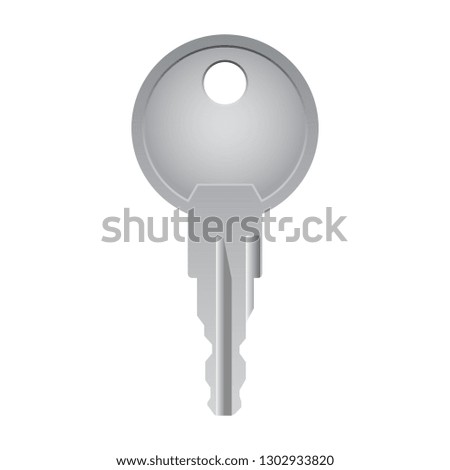 apartment key isolated on white background variant 4