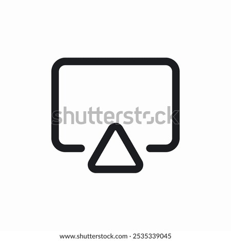 display share icon sign vector