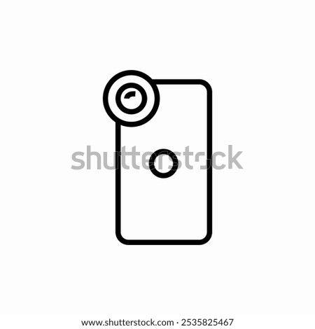 phone camera icon sign vector