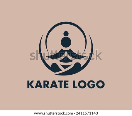 Karate, Karate Logo, Japanese, Chinese, Fight, Illustration, Master, Kong fu, logo template, modern, branding, brand