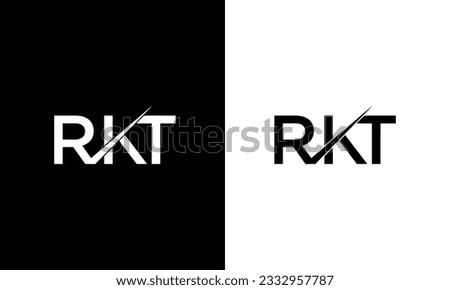 Alphabet letters Initials Monogram logo RKT