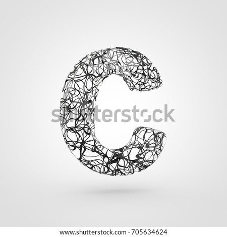 Royalty Free Alphabet Black And White Spots S 125750861 Stock
