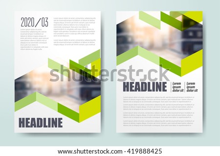 abstract business flyer template design download free vector art