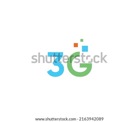 3G Logo Design vector Template