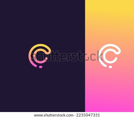 IC, CI Letter Logo Vector Template Abstract Monogram Symbol . Usable for Business sport, technology, fashion, digital And future creative logo