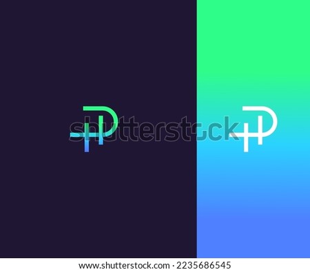 HP, PH Letter Logo Vector Template Abstract Monogram Symbol . Usable for Business sport, technology, fashion, digital And future creative logo