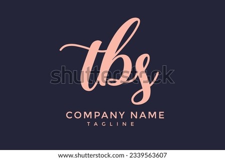 Unique BTS, TBS, STB initial letter monogram logo style vector design with Template Vector Illustration