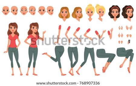 Similar – Image, Stock Photo female legs in front of a pile of crayons on asphalt