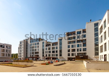 Similar – Image, Stock Photo Framed in balcony land (4th floor)