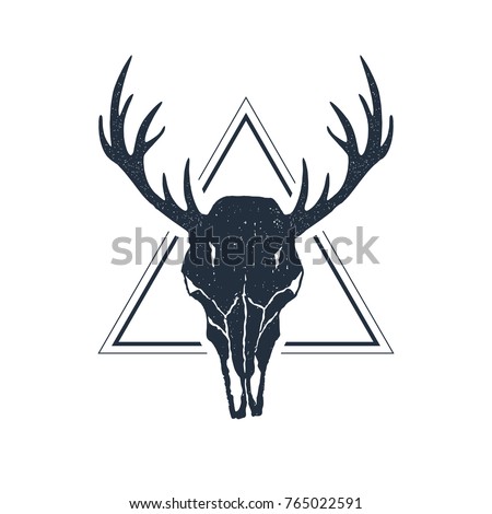 Drawings Of Deer Skulls | Free download on ClipArtMag