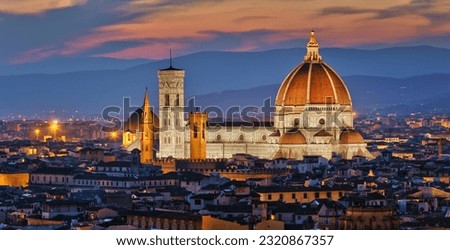 Similar – Image, Stock Photo Duomo Santa Maria del Fiore Florence