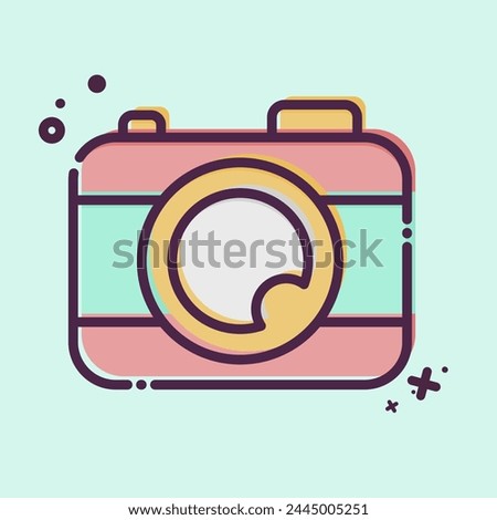 Icon Camera. related to Entertainment symbol. MBE style. simple design illustration