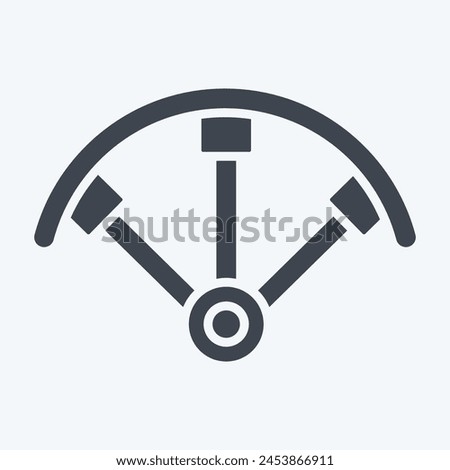 Icon Propeller Guards. related to Drone symbol. glyph style. simple design illustration