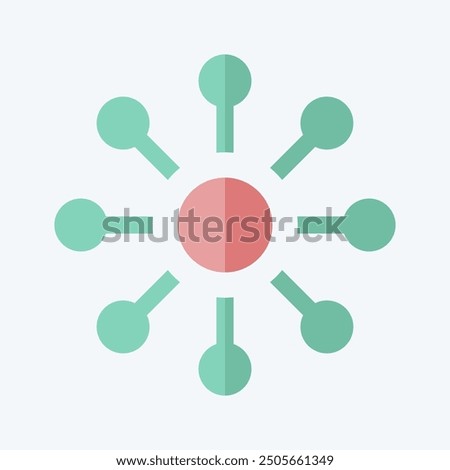 Icon Variety. related to Choice symbol. flat style. simple illustration