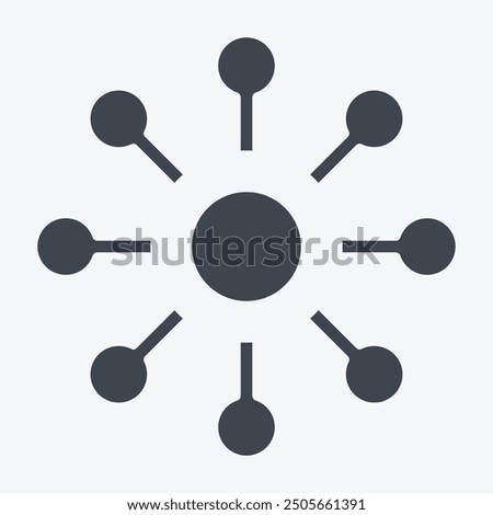 Icon Variety. related to Choice symbol. glyph style. simple illustration