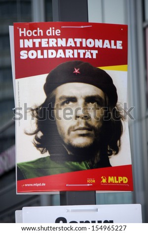 SEPTEMBER 19, 2013 - BERLIN: an election poster of the socialist party \