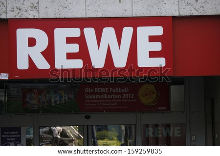 May 2012 - BERLIN: the logo of the German supermarket chain \