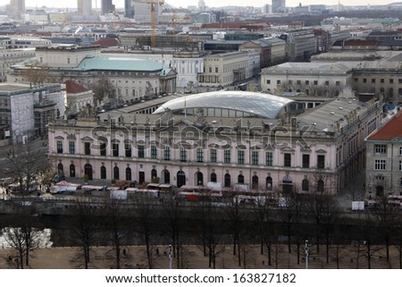 MARCH 2008 - BERLIN: aerial view on the \