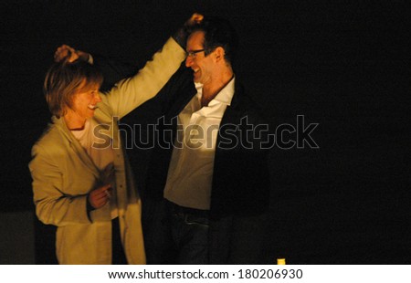 NOVEMBER 15, 2004 - BERLIN: Corinna Harfouch, Ulrich Matthes at a rehearsal to the theater play \