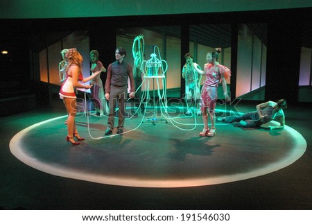 NOVEMBER 2, 2006 - BERLIN: a scene of the theater play \
