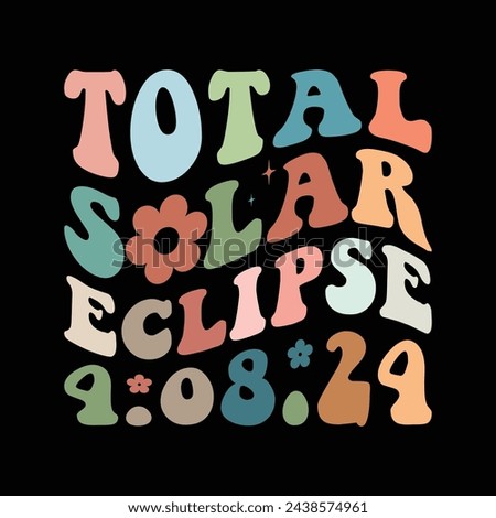 Total solar Eclipse 4.08.24 wavy digital file