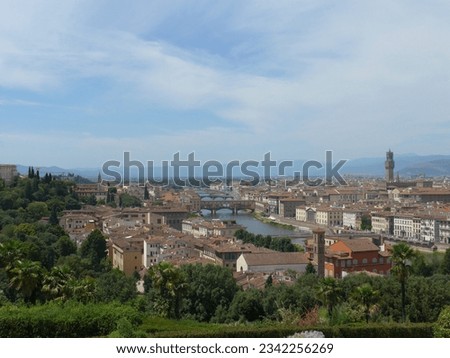 Similar – Foto Bild Panoramablick auf das Stadtbild von Florenz