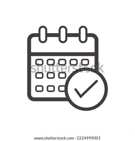 Calander Vector Icon With White Islolated Background calander vector illudtration