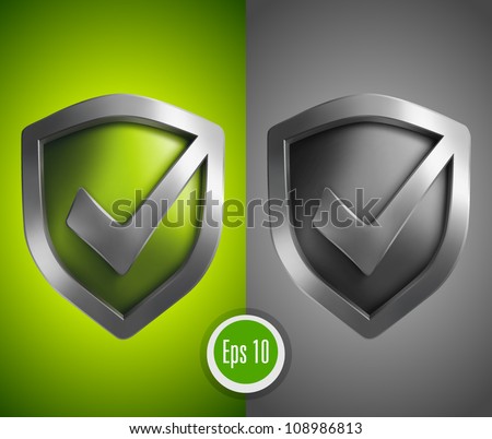 Accept green shield icon