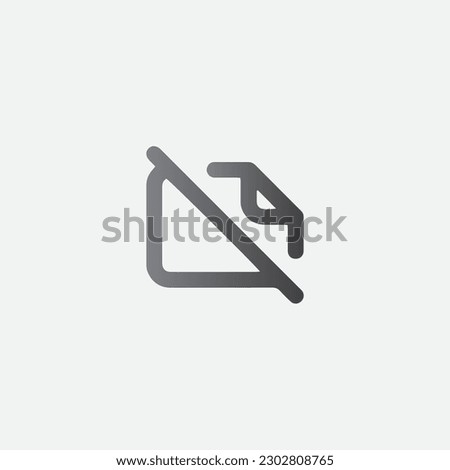 No Document Landscape Vector Symbol Icon Illustration