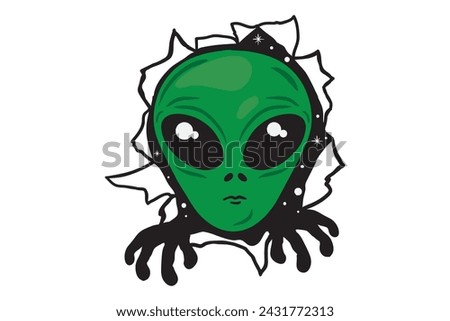 Cute alien, alien head, alien face, martian, sci fi, outer space set, alien bundle, cute cartoon, kawaii, clipart, aliens vector, ufo cut files, ufo vector