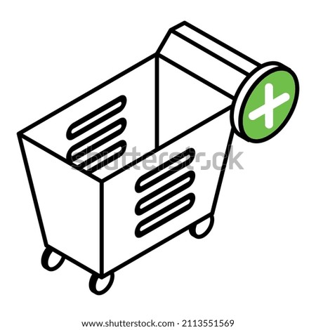 Shop truck icon with plus sign