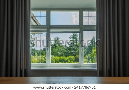 Similar – Image, Stock Photo view from the window