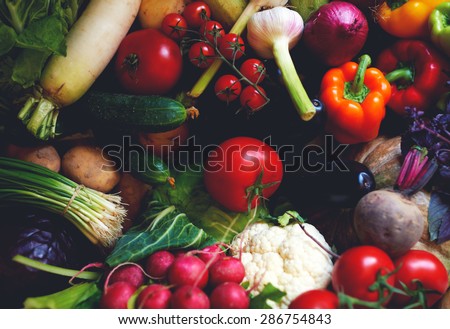 beautiful bright and fresh vegetables for the diet and weight loss, selection of vegetables for every meal to your table, vegetables non-GMO
