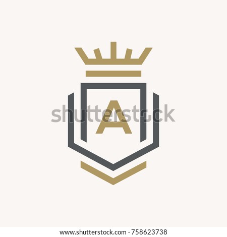 Line graphics monogram. Elegant art logo design. Letter A. Graceful template. Business sign, identity for Restaurant, Royalty, Boutique, Cafe, Hotel, Heraldic, Jewelry, Fashion. Vector elements Foto stock © 