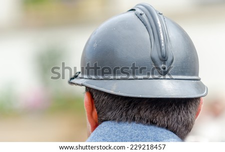 first war helmet