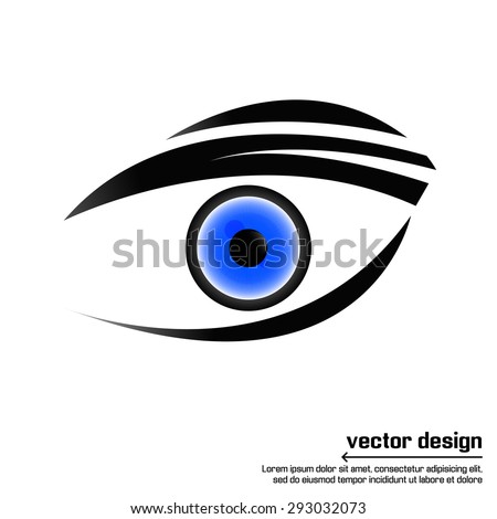 Eye vision vector design