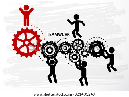 Teamwork graphic vector design