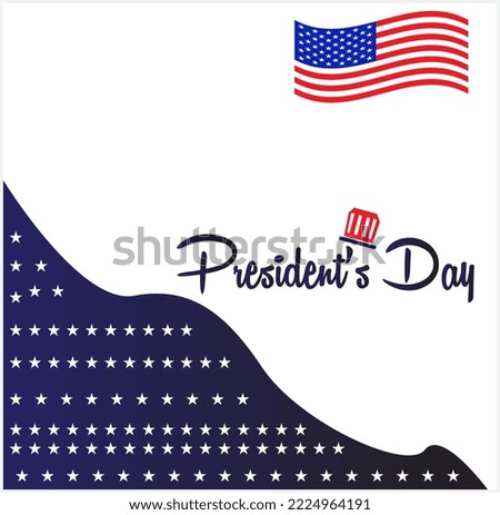 Background president s day.President's day card or background. we will be closed. 